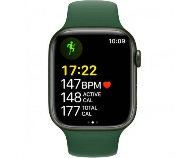 Apple Watch Series 7 GPS 45mm Green Aluminum Case With Green Sport Band (MKN73) б/у